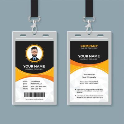 Creative identity card design